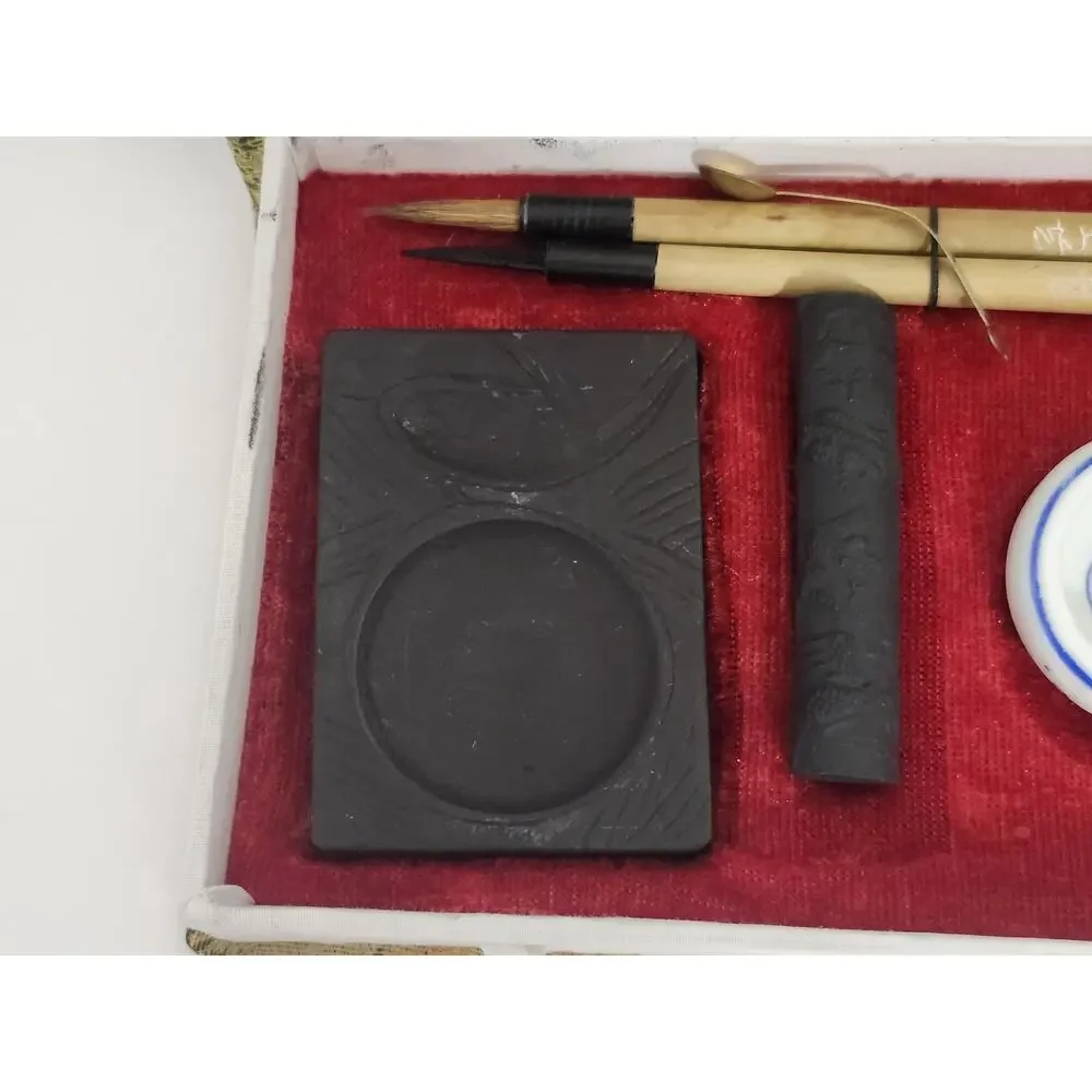 Vintage Four Treasures of the Study Chinese Calligraphy and Painting Boxed Set
